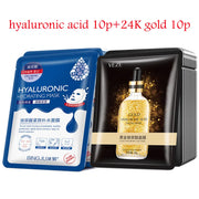 20 Pcs Hyaluronic Acid Collagen Face Mask